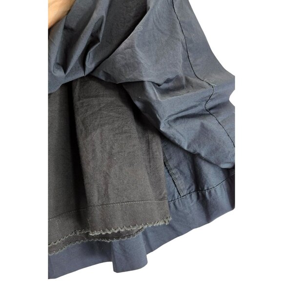 Navy Blue Skirt Mini Broomstick Tiered XS Elastic Waist Cowgirl Anthropologie - Picture 5 of 11